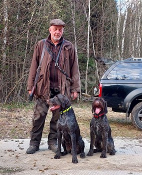 Отчёт о весенней охоте с собаками питомника дратхааров и курцхааров Hunting-Dog