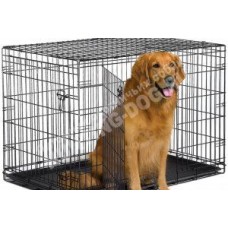 Клетка для собак Dogland №5 с пластиковым поддоном 2 двери 107×72×81см